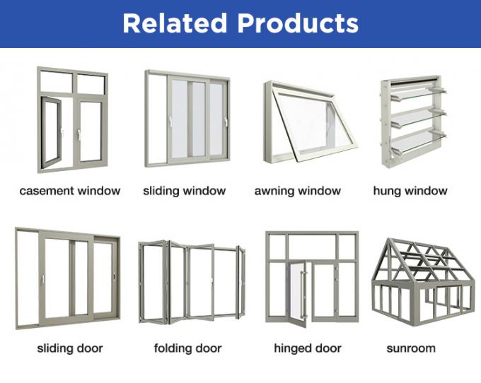 Cửa ra vào bằng kính mờ bằng nhôm kính mờ cổ điển Mill Hoàn thiện cách âm 1