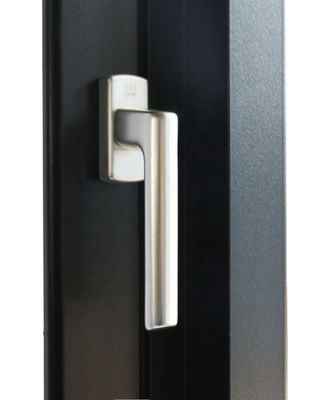 SandBlasted Aluminum Folding Windows , Toughened Glazed Bifold Glass Windows