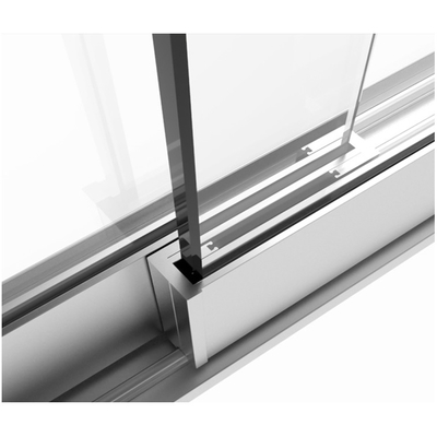 Deep Grey Aluminium Sliding Internal Door Crimsafe Mesh For Apartment