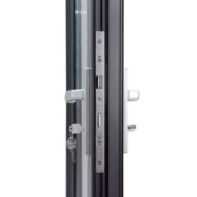 Modern 2.0mm Thickness Aluminum French Door Double Swing Customized Size