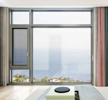 1.0mm Aluminium Casement Window Santa Carolina Thermal Break Inner Open