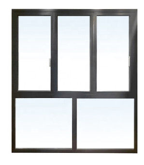 Soundproof Aluminium Glass Folding Doors , Sunscreen Interior Sliding Windows