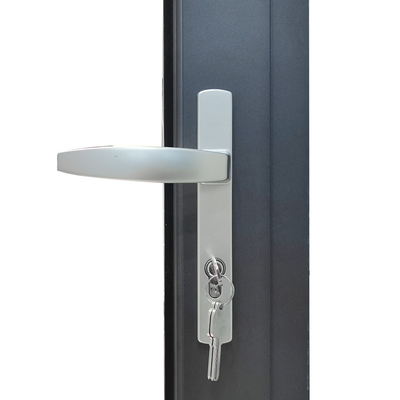 Modern 2.0mm Thickness Aluminum French Door Double Swing Customized Size